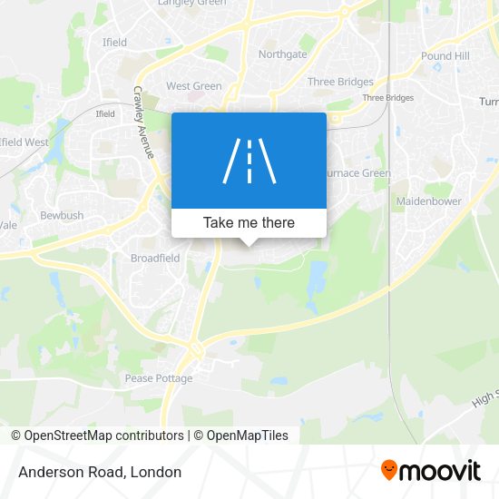 Anderson Road map