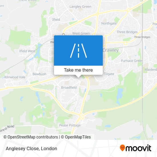 Anglesey Close map