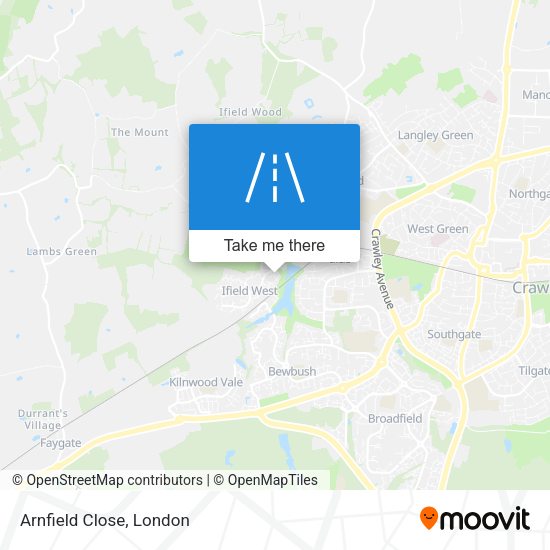 Arnfield Close map