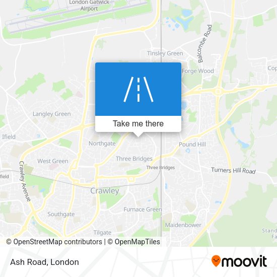 Ash Road map