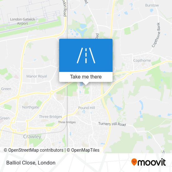 Balliol Close map