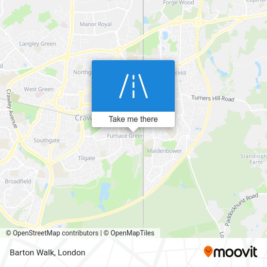 Barton Walk map