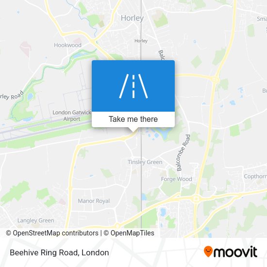 Beehive Ring Road map