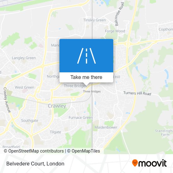Belvedere Court map