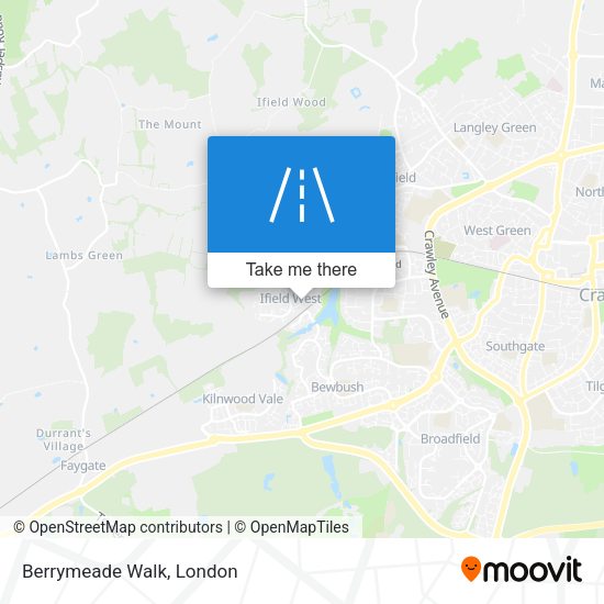 Berrymeade Walk map