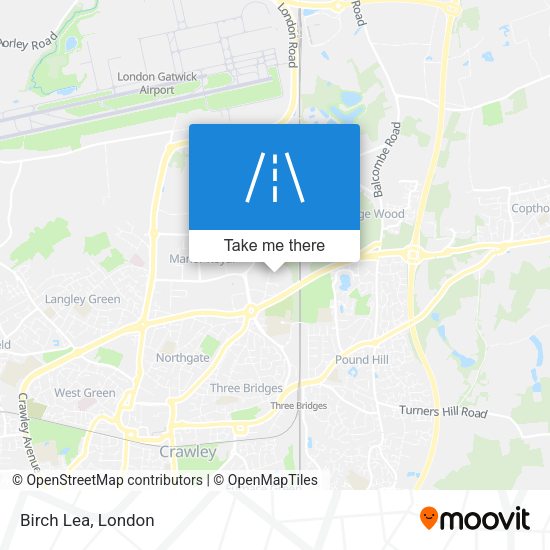 Birch Lea map