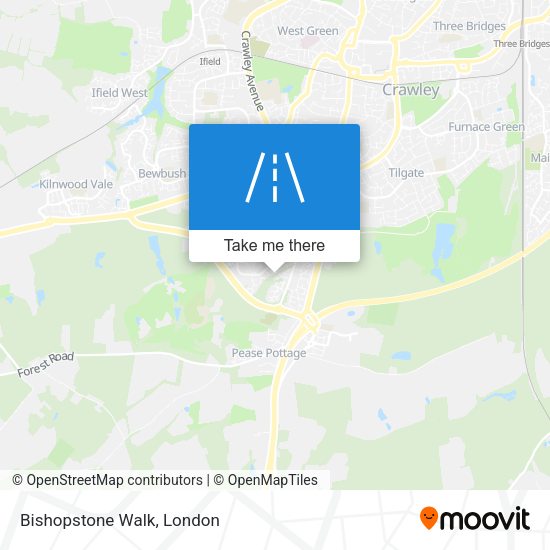 Bishopstone Walk map