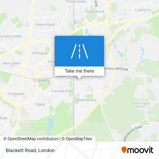 Blackett Road map