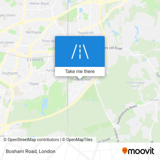 Bosham Road map