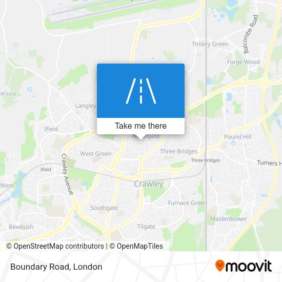 Boundary Road map