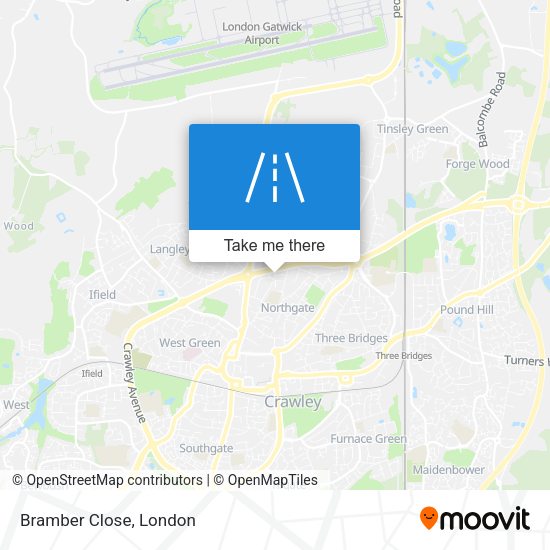 Bramber Close map
