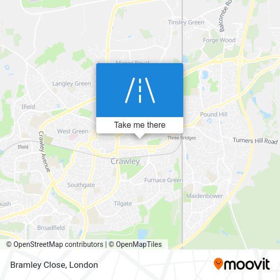 Bramley Close map
