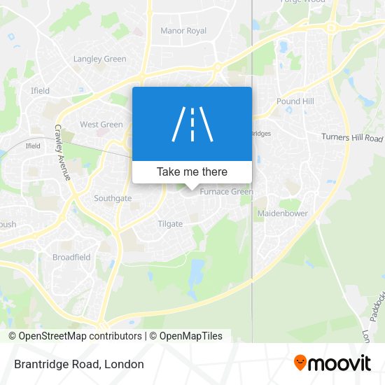 Brantridge Road map