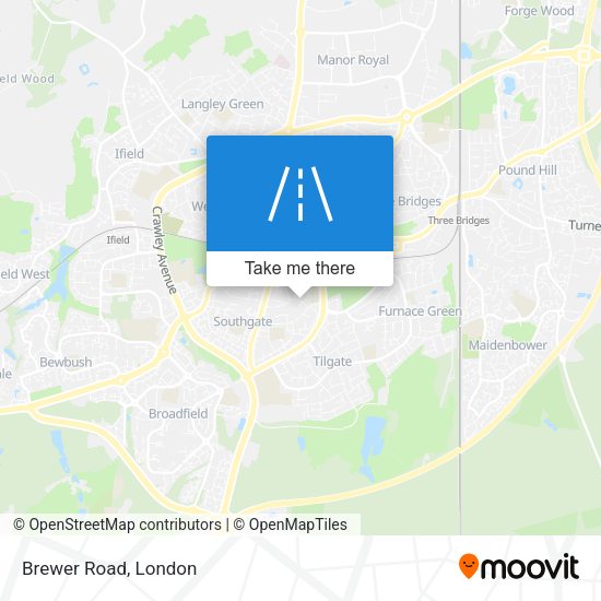 Brewer Road map