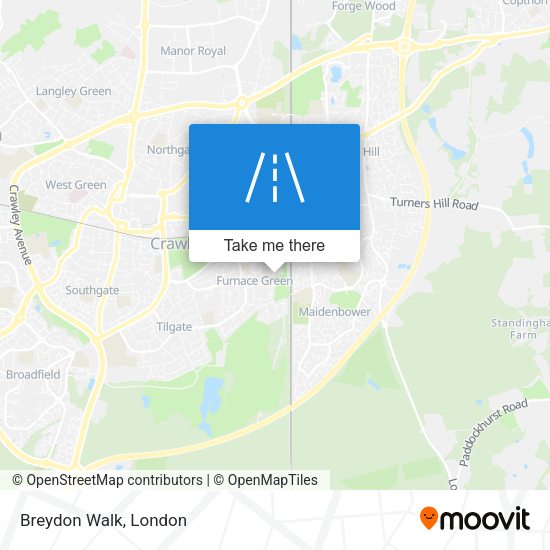 Breydon Walk map