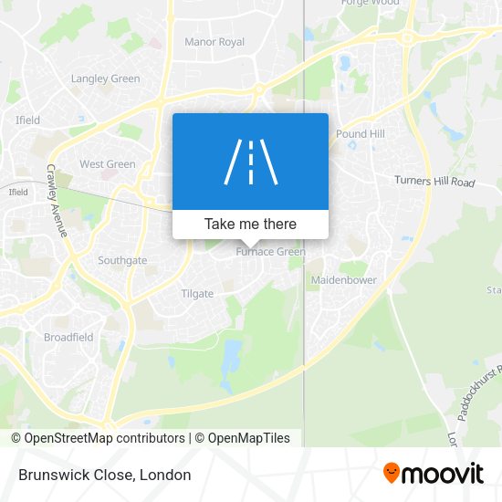 Brunswick Close map