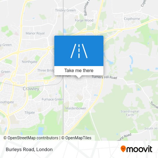Burleys Road map