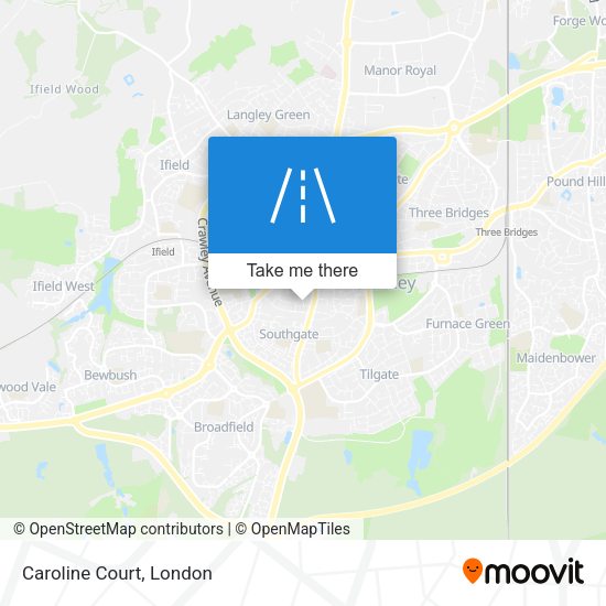 Caroline Court map