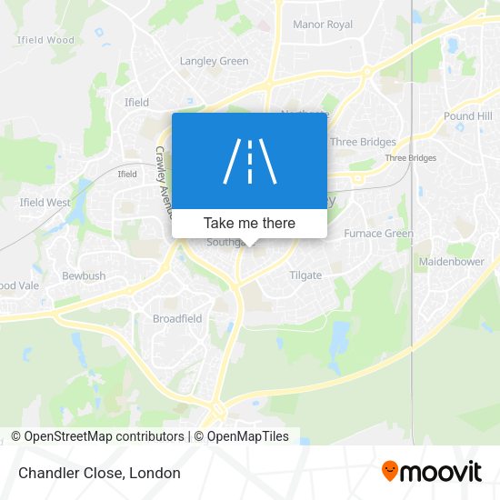 Chandler Close map