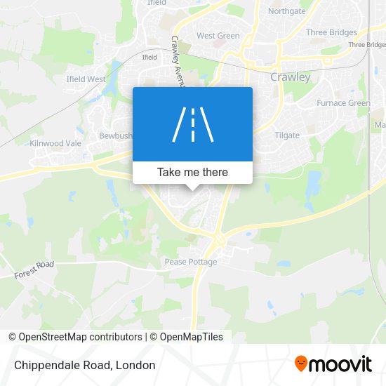 Chippendale Road map