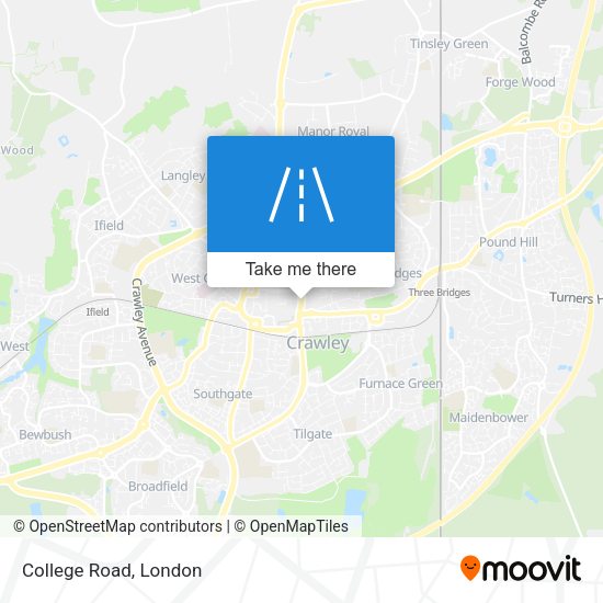 College Road map