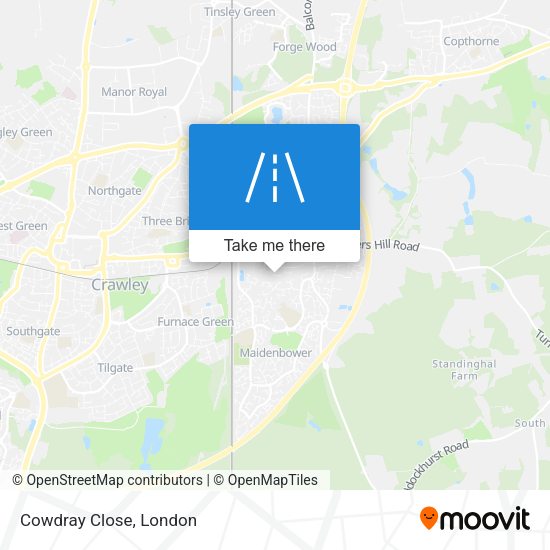 Cowdray Close map