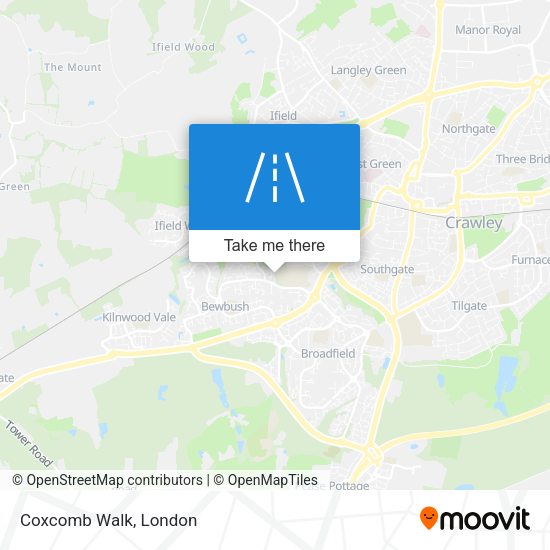 Coxcomb Walk map