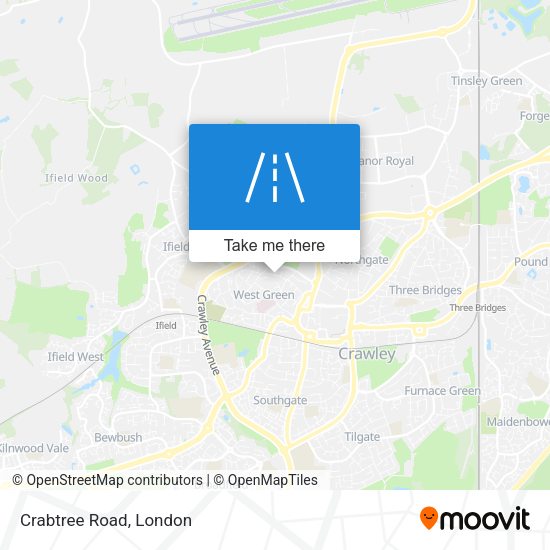 Crabtree Road map