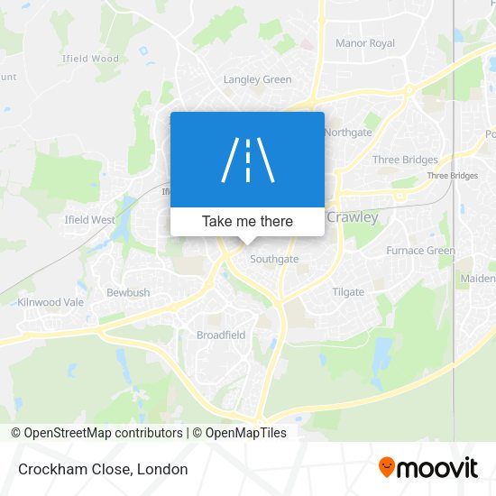 Crockham Close map