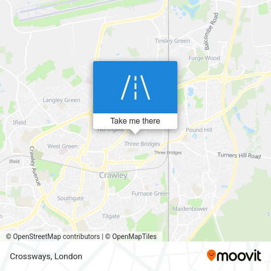 Crossways map