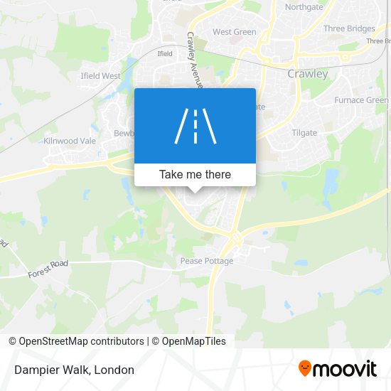 Dampier Walk map