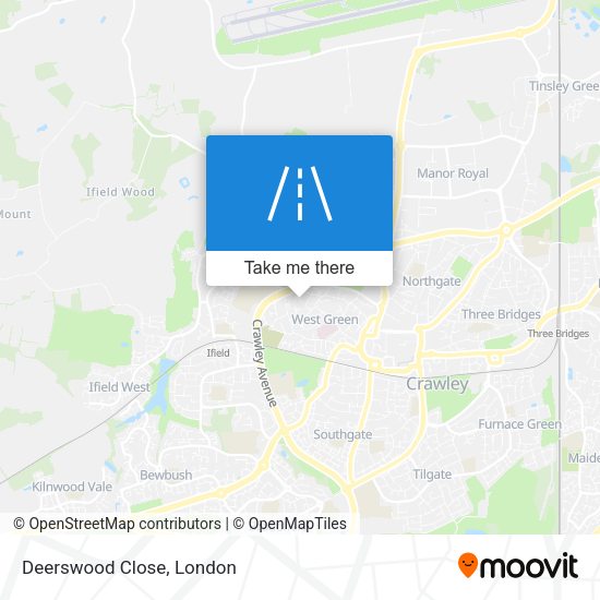 Deerswood Close map