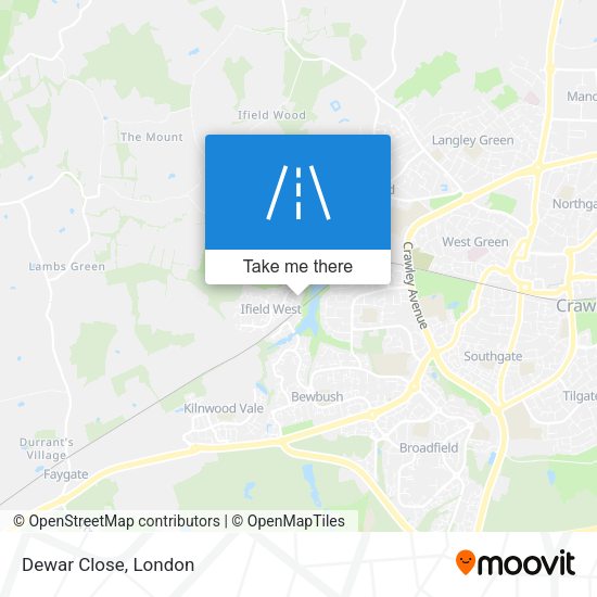 Dewar Close map