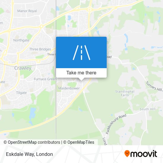 Eskdale Way map