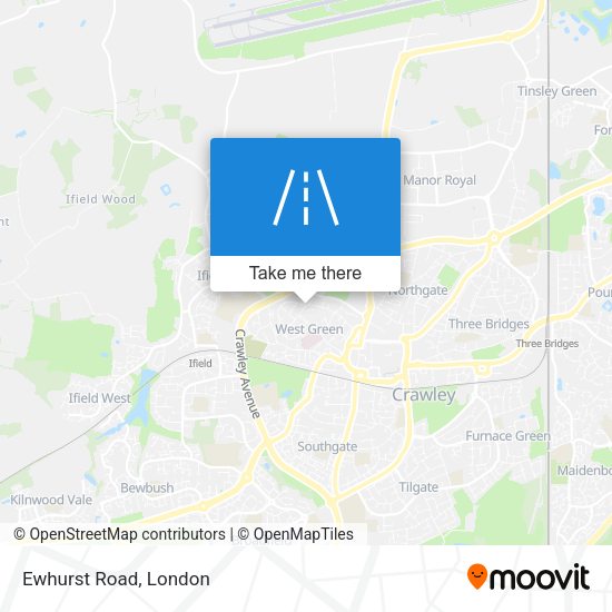 Ewhurst Road map