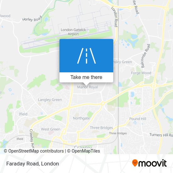 Faraday Road map