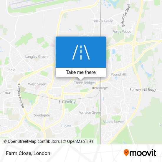 Farm Close map