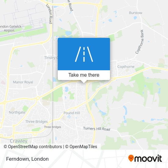 Ferndown map