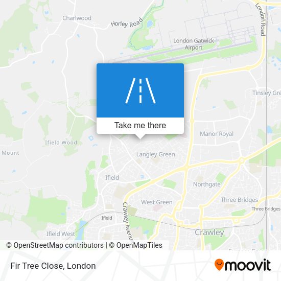 Fir Tree Close map