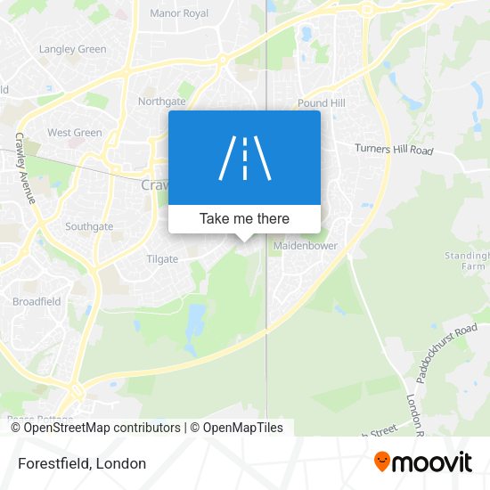 Forestfield map