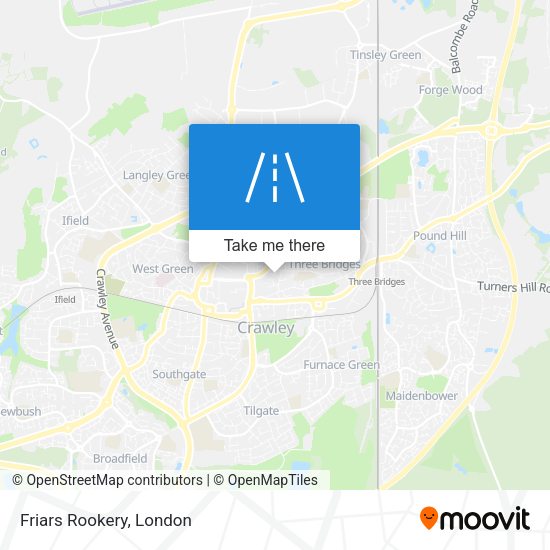 Friars Rookery map
