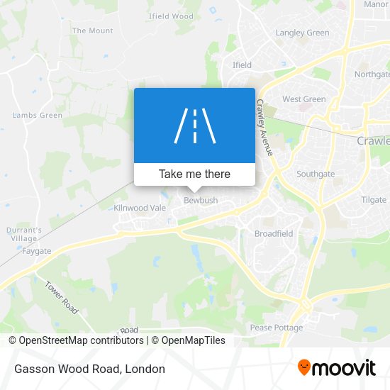 Gasson Wood Road map