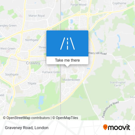 Graveney Road map