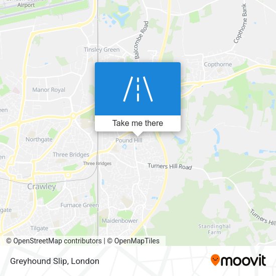 Greyhound Slip map
