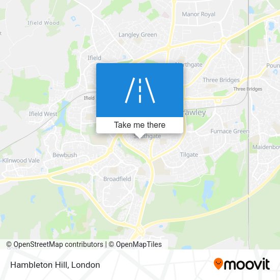 Hambleton Hill map