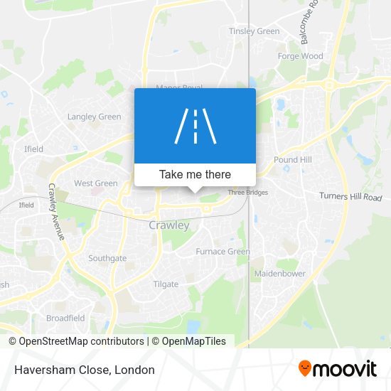 Haversham Close map