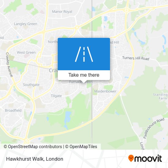 Hawkhurst Walk map