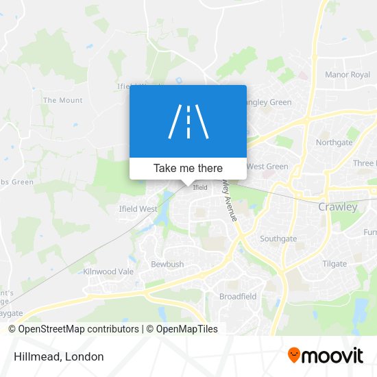Hillmead map