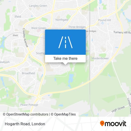 Hogarth Road map
