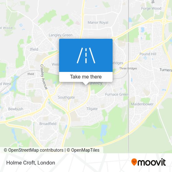 Holme Croft map